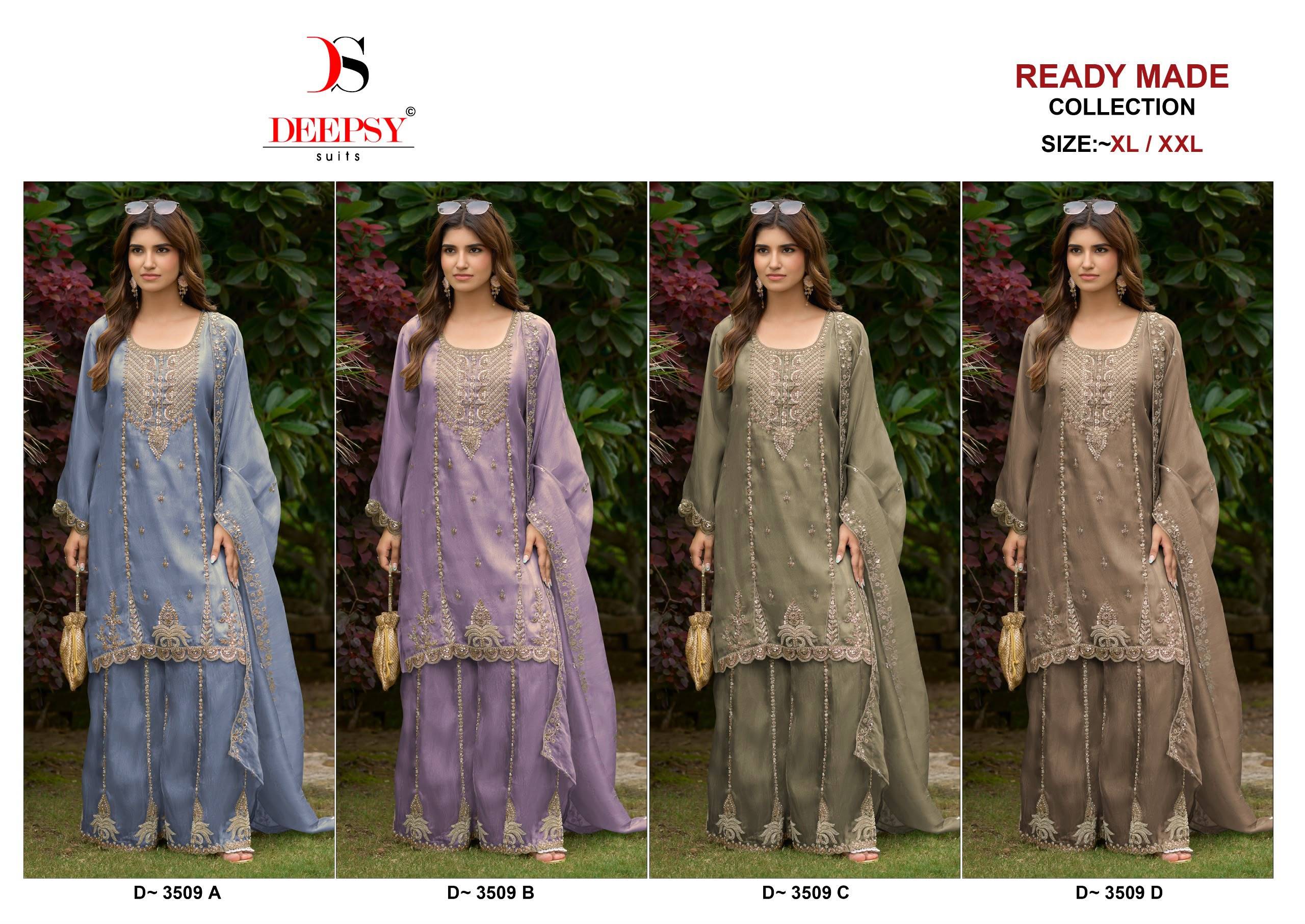 D-3509 SERIES BY DEEPSY SUITS Pakistani Suits Colorful Ethnic Wear Pure Viscouse Readymade Dresses At Wholesale